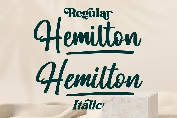 Hemilton Script font