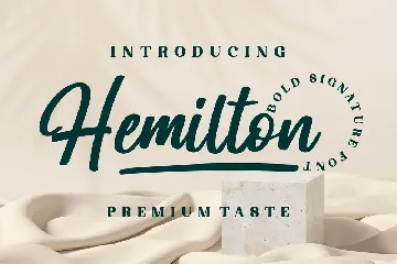 Hemilton Script font