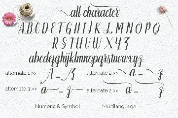 mahony script font