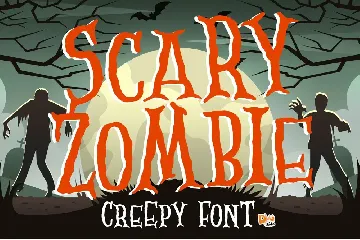 Scary Zombie - Spooky Font