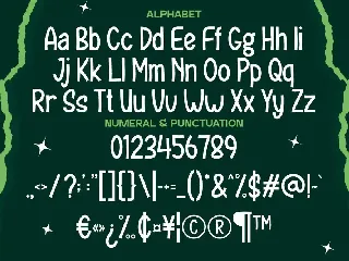 Sunday School - Christmas Display Font