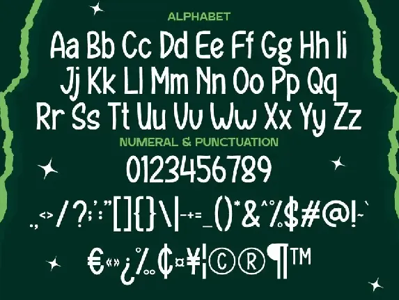 Sunday School - Christmas Display Font