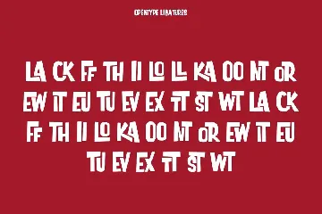 Loskatos Unique Display Font