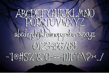 The Nightmare - Creepy Serif Font