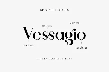 Vessagio - Advertisement Font