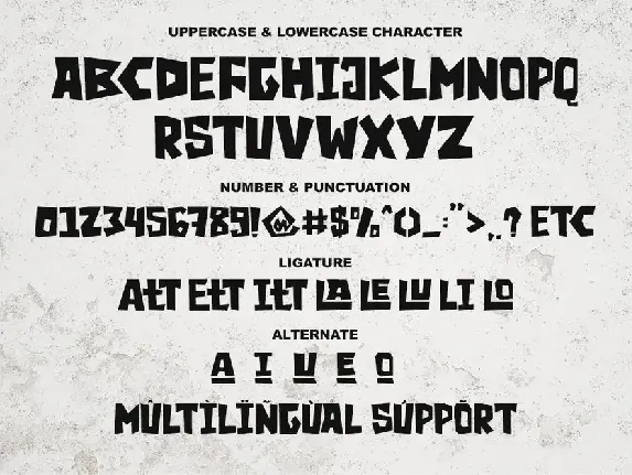 Grufy font