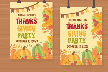 Joyful Turkey - Display Thanksgiving Font