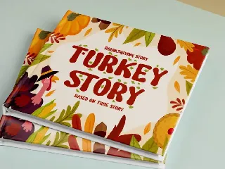 Joyful Turkey - Display Thanksgiving Font