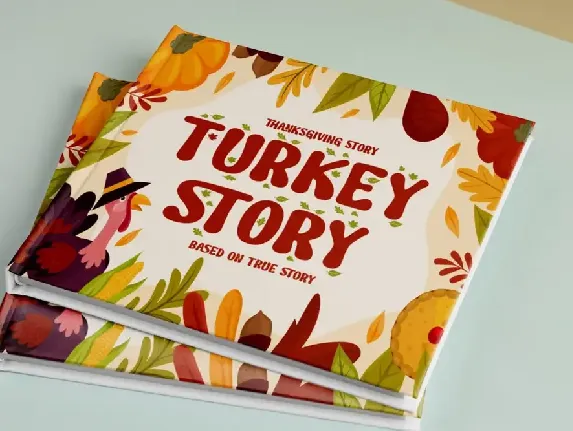 Joyful Turkey - Display Thanksgiving Font