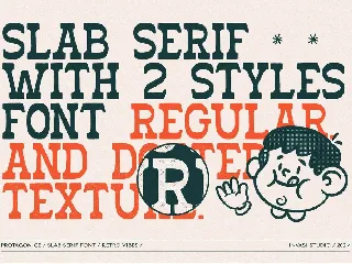 Protagonice - Slab Serif font