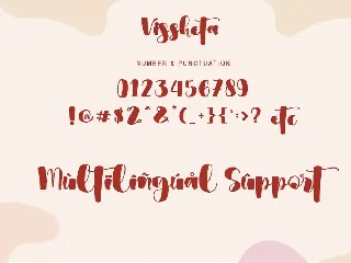 Vissheta font