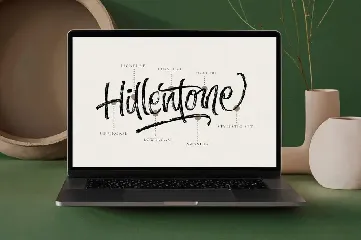 Hillentone - Brush Font