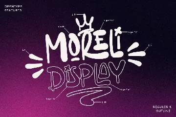 Moreli Display font