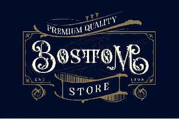 Rusty Store font