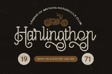 Anabelia - Vintage Monoline font