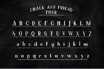 Chalk and Friend font