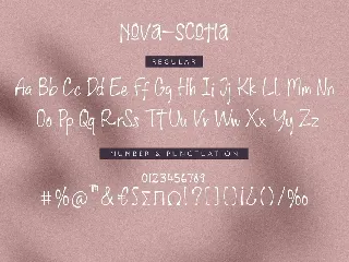 Nova-Scotia font