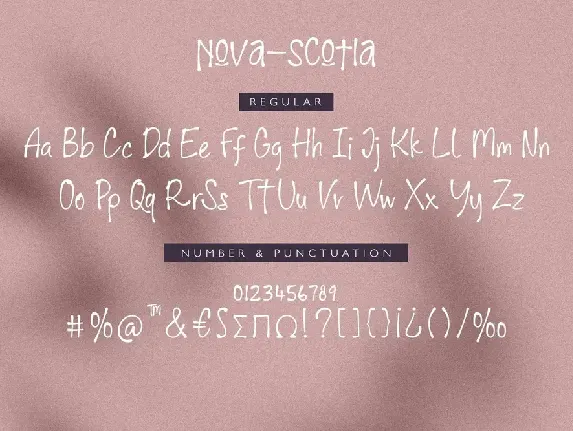 Nova-Scotia font