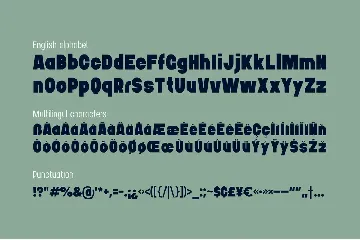 Bushman font set