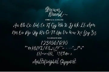 Qrown Brand font