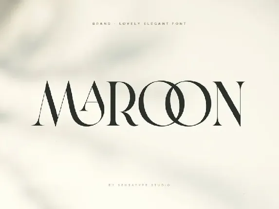 Brand - Lovely Elegant Font