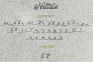 Nattalie Monoline Font