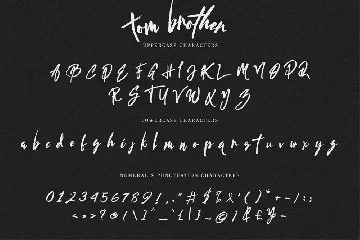 Tom Brother font