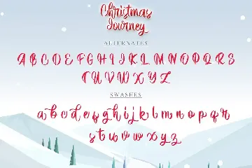 Christmas Journey font