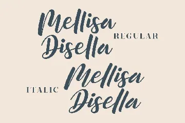 Mellisa Disella Script font