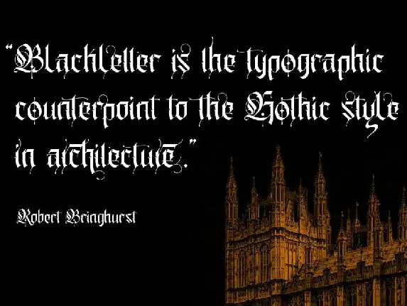 Gold Empire - Blackletter Font