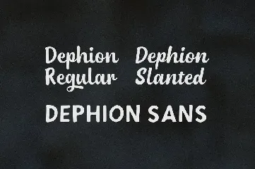 Dephion font