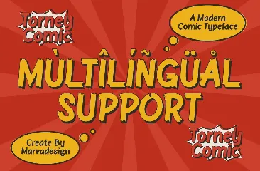 Torney Comic - A Modern Comic Font