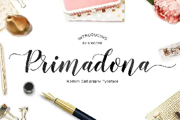 Primadona Script font