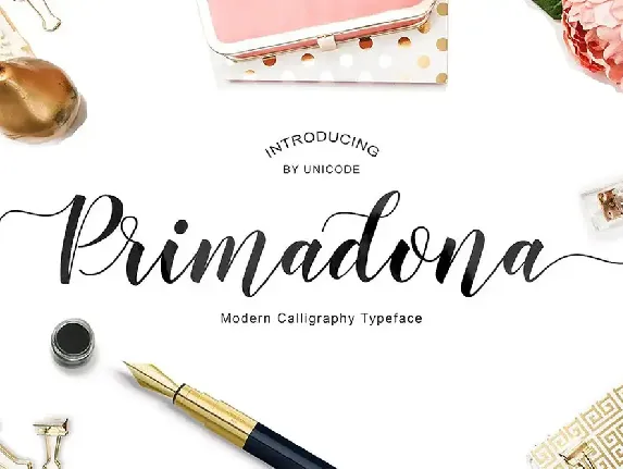 Primadona Script font