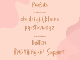 Rosebella Fancy Font