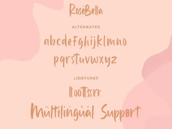 Rosebella Fancy Font