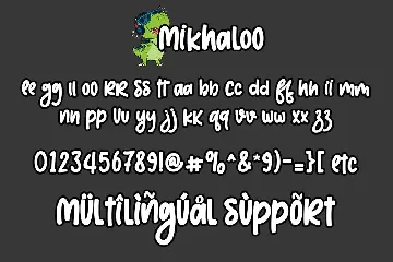 Mikhaloo font