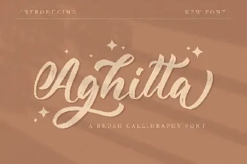 Aghitta - Brush Script Font