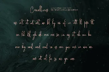 Carollines Script Font