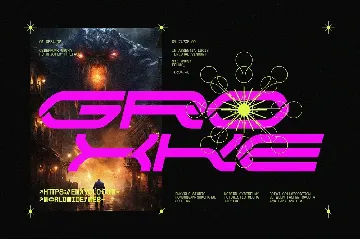 NCL Kemgor - Cyberpunk Futuristic Tech Font