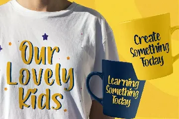 Lovely Kids - Playful Font