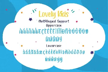 Lovely Kids - Playful Font