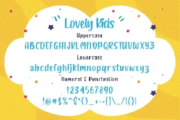 Lovely Kids - Playful Font