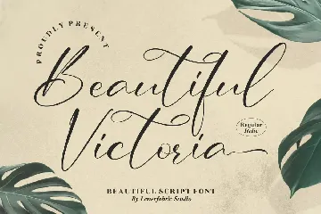 Victoria Script Font