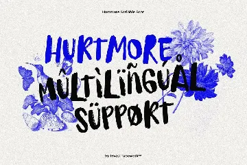 Hurtmore - Scribbles Font