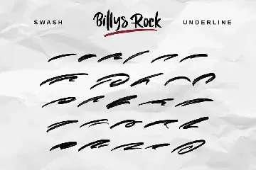 Billys Rock font