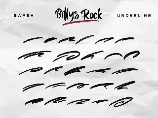 Billys Rock font