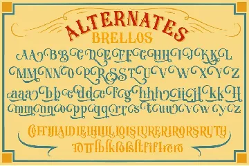 BRELLOS Typeface font