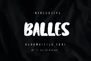 Balles - Handwritten Font