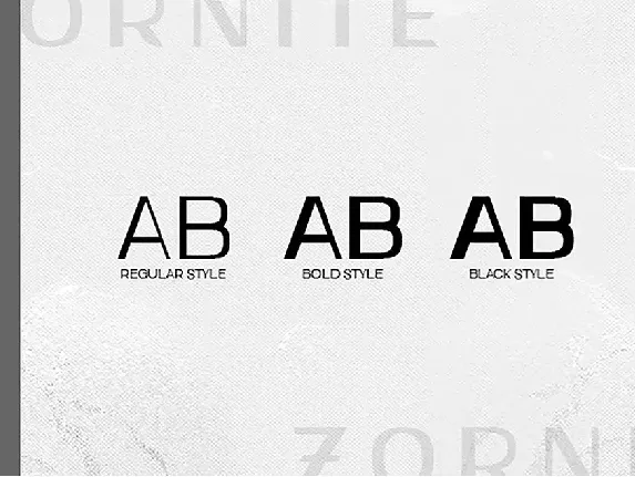 Zornite - Modern Sans Serif font